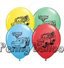 Wholaesale 12 pçs/lote história Balões de Látex balão dos desenhos animados do carro Do Carro de abastecimento festa de aniversário brinquedos decoração do partido das crianças
