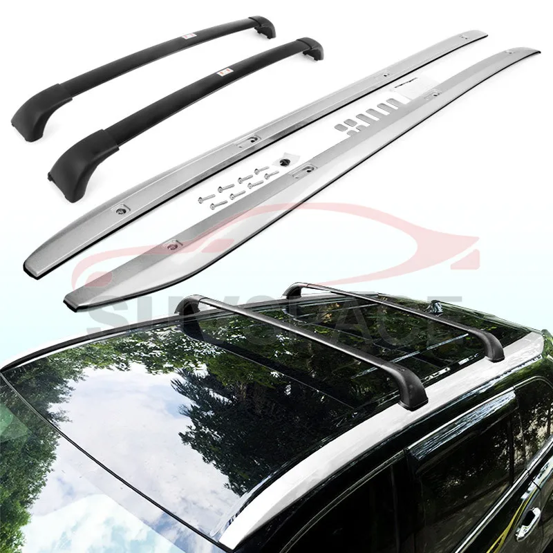 Fit for Toyota Highlander Kluger 2014 2018 Baggage Roof Rack Rail Cross