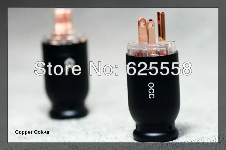 

Alloy Series -126 OCC Copper Hi-End US Male plug+ female AC Plug