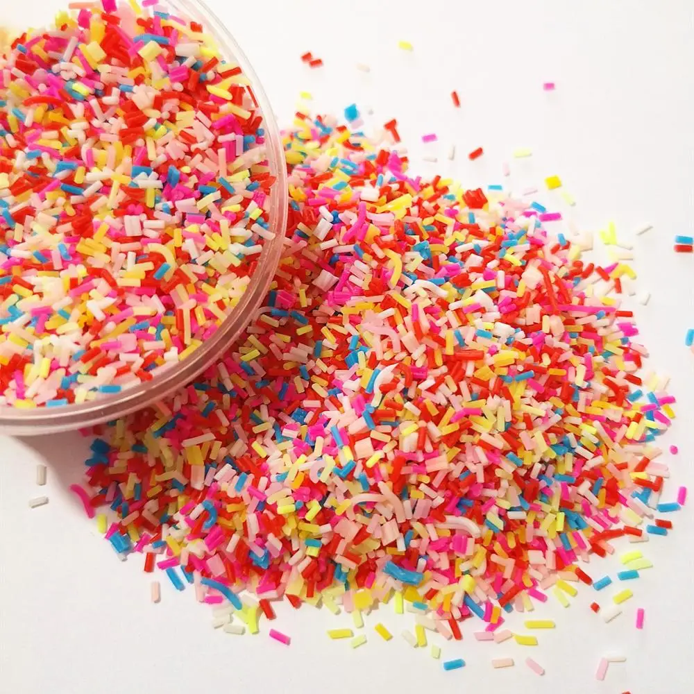 

20g Clay Material Simulation Sweet Sprinkles Sugar Needle Simulation Ice Cream Cake Decoration DIY Crystal Mud Material