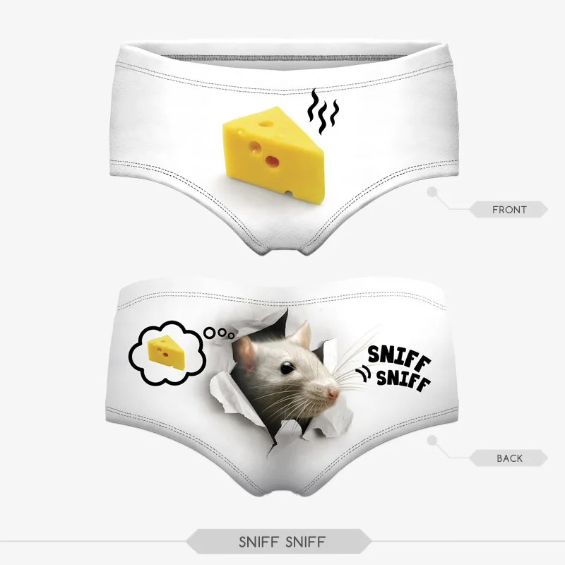 

Lovely Cat Dog Panda Letter 3D Print Animal Underwear Women Sexy Panties Briefs Panty lingerie Funny female Intimates PY227n