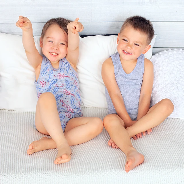 Комплект Майка Веселый малыш для мальчика 2шт.