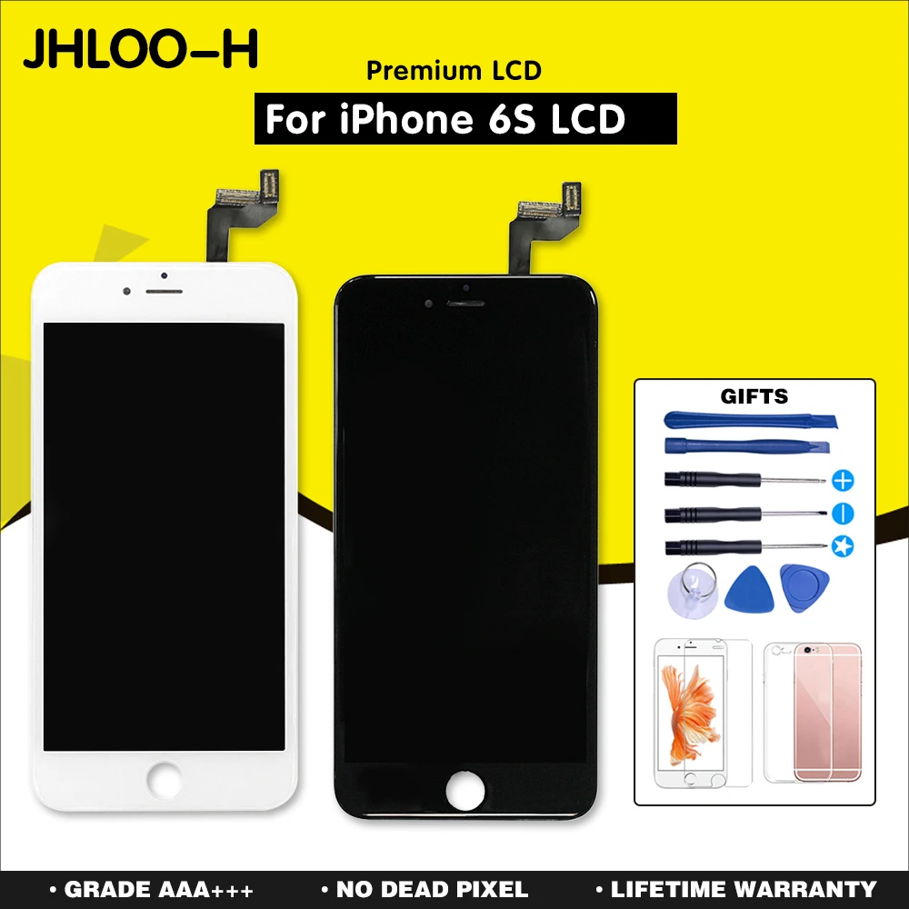 

20PCS/LOT For iPhone 6S LCD With Touch Screen Digitizer Assembly Display Replacement No Dead Pixel 4.7 Inch Free Shipping