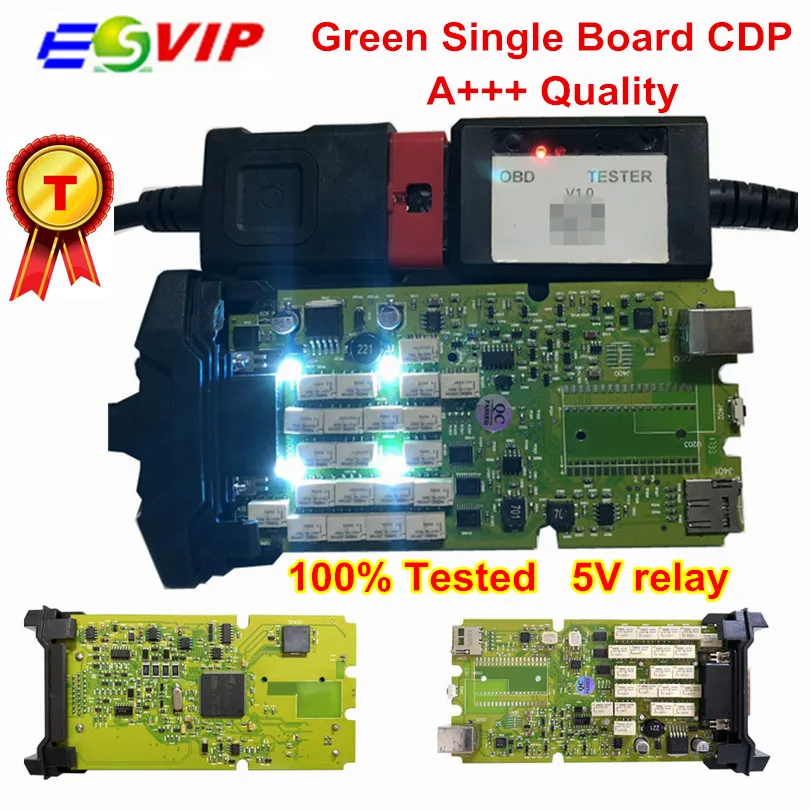 

10pcs/lot DHL A+++ Green Single Board tcs cdp pro with good NEC RELAYS CDP 2015 R3 With Keygen Diagnostic Tool Discount Price