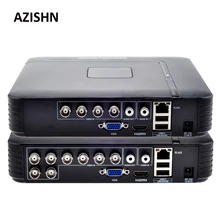AHD 1080N 4CH 8CH CCTV небольшой видеорегистратор 5в1 для CCTV комплект VGA HDMI система безопасности мини NVR для 1080P IP камера цифровой видеорегистратор Onvif PTZ H.264