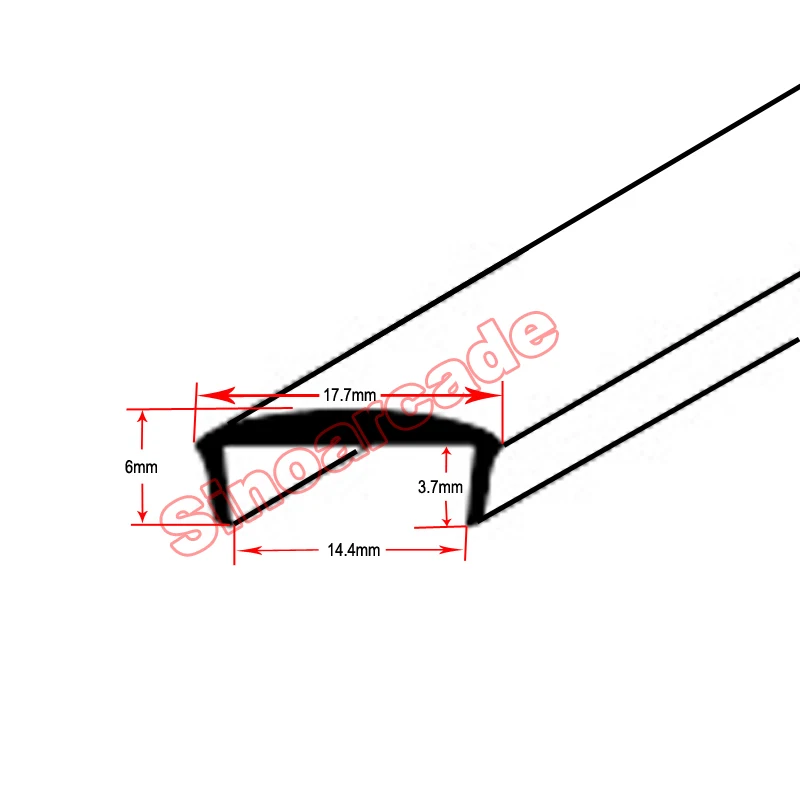 S 16mm U-molding 06