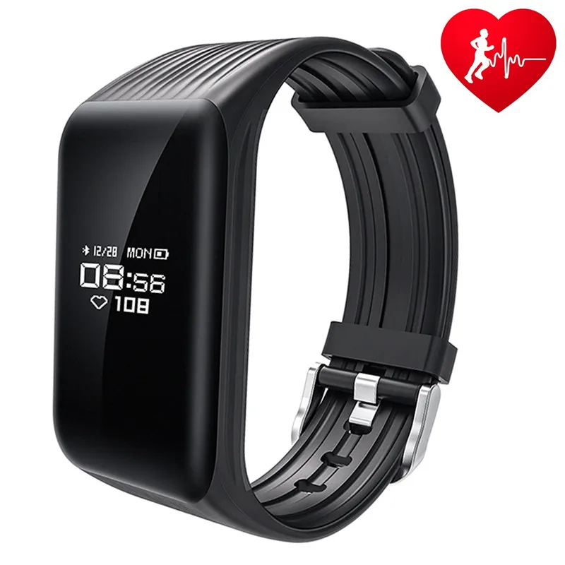 

Hembeer Smart Bracelet Pulsometer Watches Heart Rate Monitor Smart Band Vibrating Alarm Clock For xiomi mi a1 PK F1 S2 my band 2