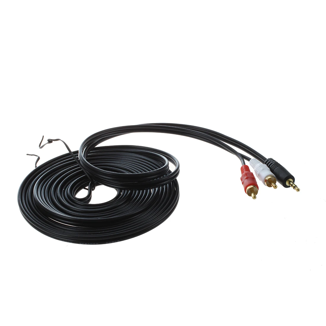 Fasdga Cable SCLS 5m jack Cinch AUX audio cable 3.5mm jack on 2 * RCA plug cable