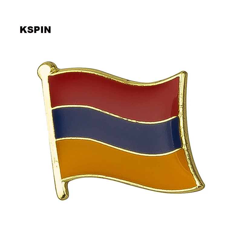 

Armenia flag pin lapel pin badge 10pcs a lot Brooch Icons KS-0198