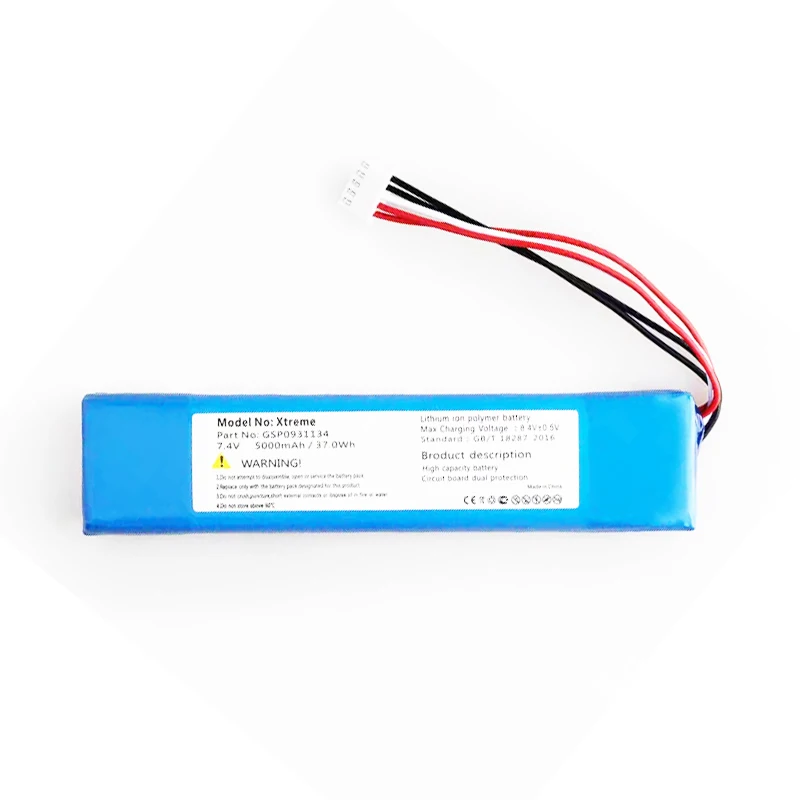 Новинка 7 4 в 5000 мАч GSP0931134 Xtreme Сменный аккумулятор для JBL XTREME Acumulator|Аккумуляторы