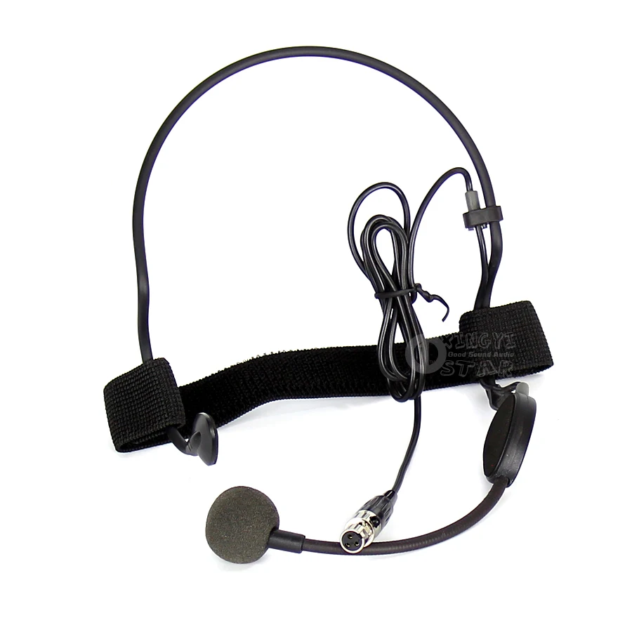 Профессиональный мини XLR 3 Pin TA3F головная гарнитура микрофон конденсаторный микрофон для Беспроводной Системы передатчик аудио караоке микшер