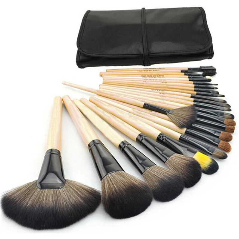 24pcs Professional Brand Makeup Brushes Set Multifunctional Fuondation Powder Brush Kit Make Up Tools Soft Horse