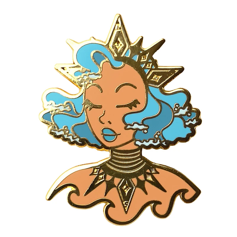 Lady of the Sea Enamel Pin