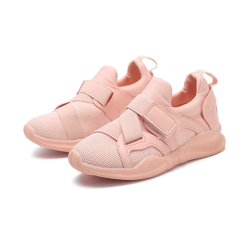

Hot Sale Girls Pink Shoes Summer Sneakers Tenis Infantil Mesh Baby Casual Shoes Solid Color Breathable Kids Shoes Size 26-35