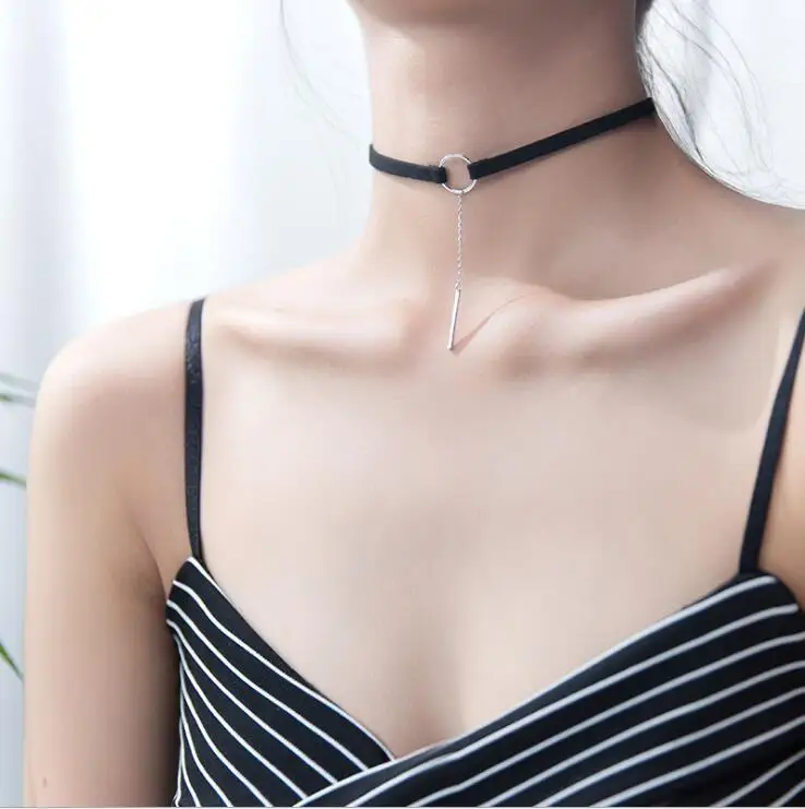 

Silver Choker Pendants Necklaces 925 Sterling Silver Bar Pendants Necklaces