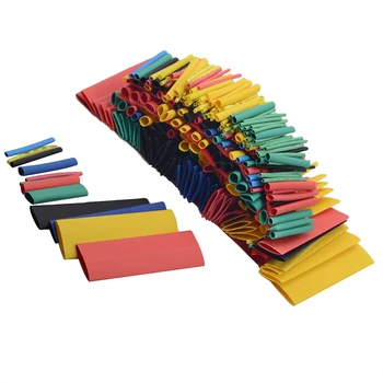 

164pcs Set Polyolefin Shrinking Assorted Heat Shrink Tube Wire Cable Insulated Sleeving Tubing Set
