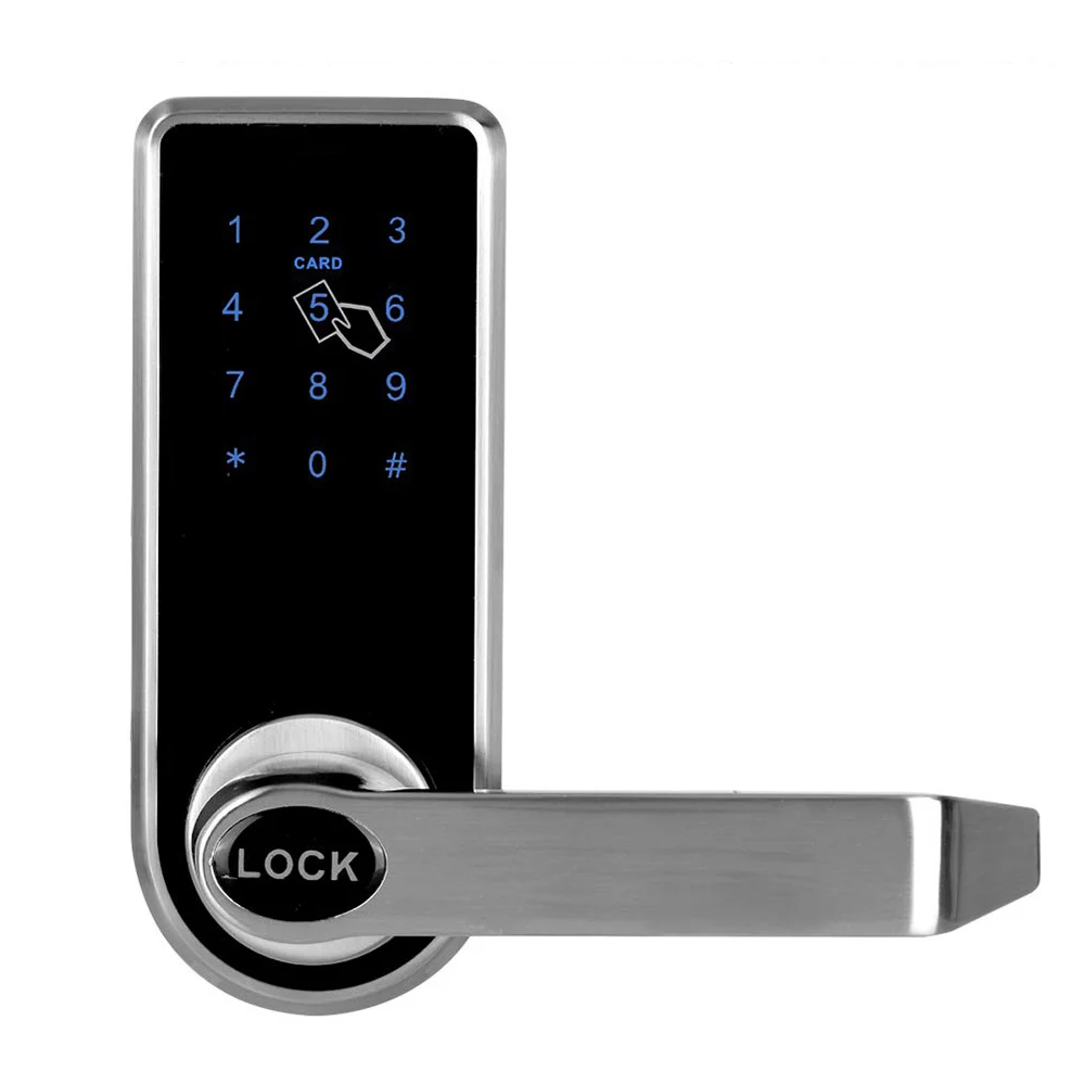 Отельный дверной замок RFID смарт-карты системы с охранной дверью цифровой пароль дверные замки YOHEEN YJ818