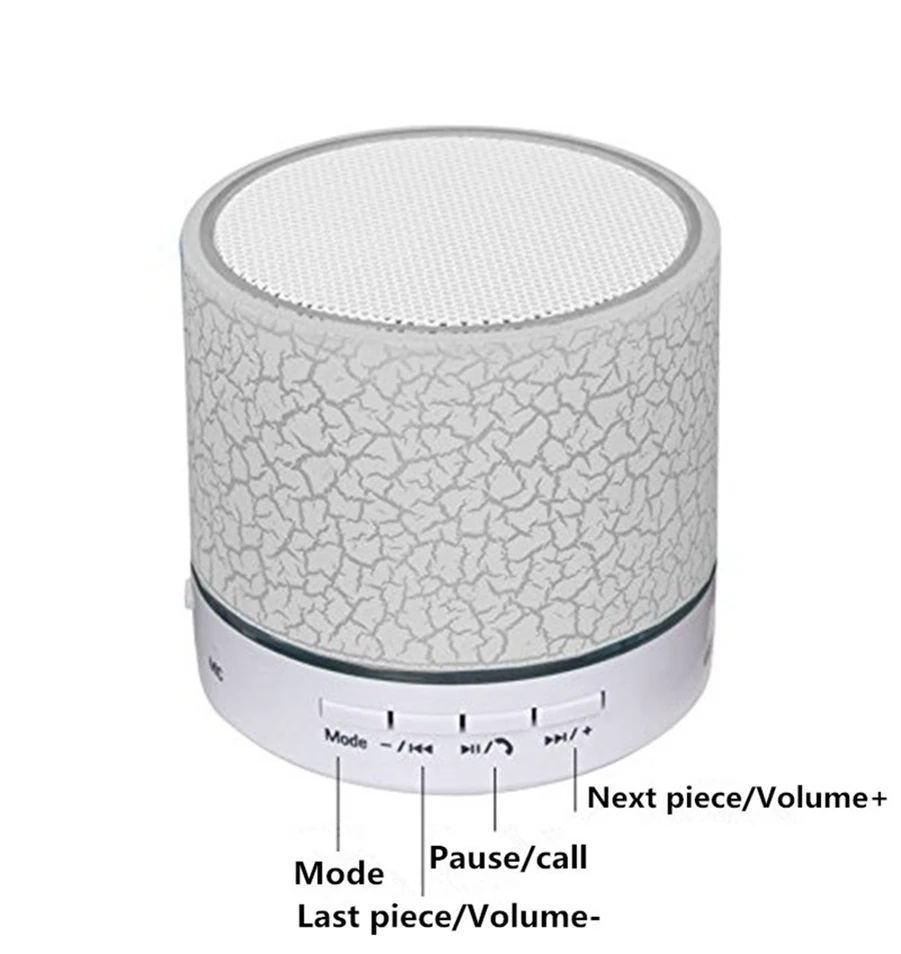 Icoque Bluetooth Speaker AUX Jack Wireless Portable Hifi Stereo Bass Speakers with Microphone for Xiaomi iPhone Support TF USB   (4)
