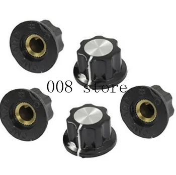 

K324 free shipping 10pcs MF-A01 bakelite potentiometer potentiometer knob cap diameter 19.5MM with RV16 hole 3.2MM