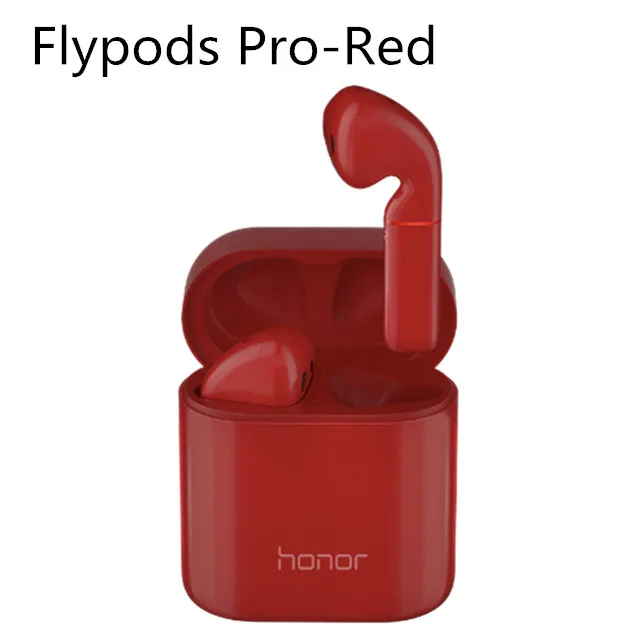 HUAWEI honor FlyPods Youth honor Flypods Pro беспроводные наушники Bluetooth type C гарнитура с микрофоном Музыка сенсорный двойной кран - Цвет: Plypods pro-Red