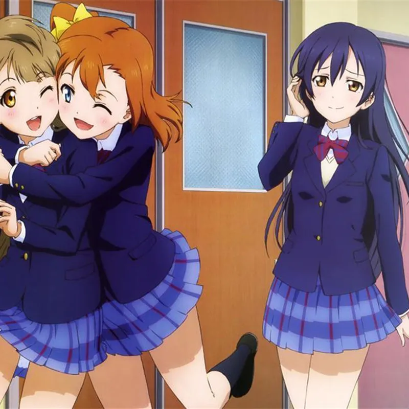 Love Live/костюмы для косплея милая школьная форма студентов полный комплект свитер