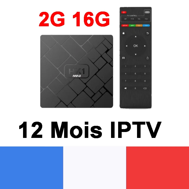 French IPTV Android Box HK1 mini with 1200+ 1 Year Neotv Europe France Arabic Africa Morocco IPTV Subscription m3u Smart IPTV - Цвет: Box with 12 Mois Neo