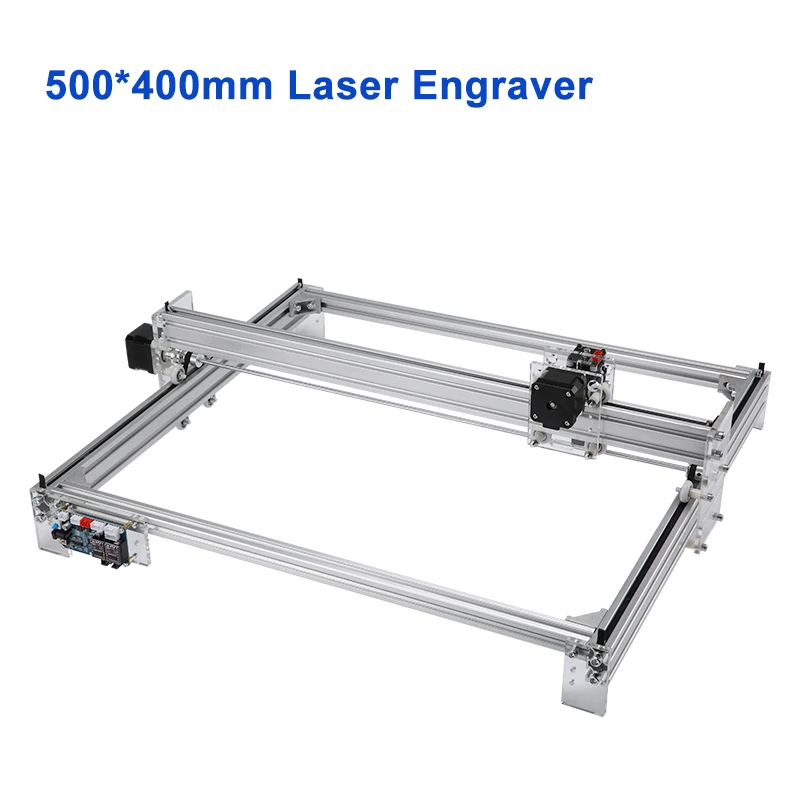 Настольный лазерный гравировальный станок с ЧПУ 500*400 мм деревянный лазерный резчик для гравирования 5500 мВт 10 Вт 15 Вт для дерева, металла