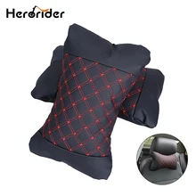 Herorider, теплая Автомобильная подушка на подголовник, для шеи, дышащий, Автомобильный подголовник, принадлежности для сиденья, для шеи, подушка безопасности, автомобильный стиль