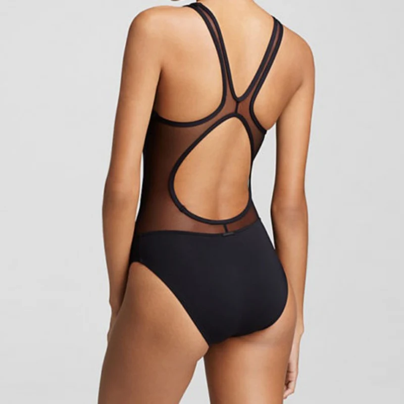 2018-Lady-Women-Professional-Sport-Triangular-Piece-Swimsuit-One-Piece-Swimwear-Bathing-Suit-USA-Shipping-H5