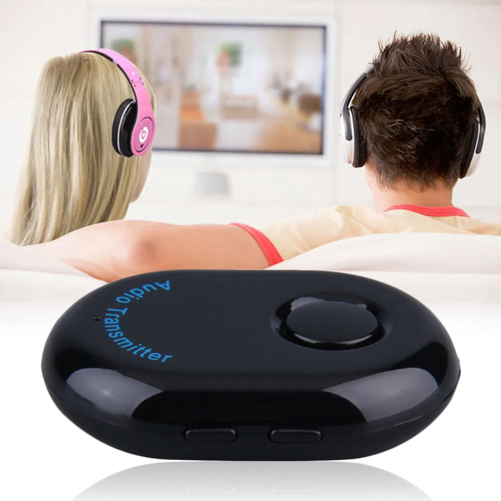  2016 newest Wireless Bluetooth 4.0 Audio Transmitter Adapter 3.5mm Jack for TV/DVD/MP3 hot sale 