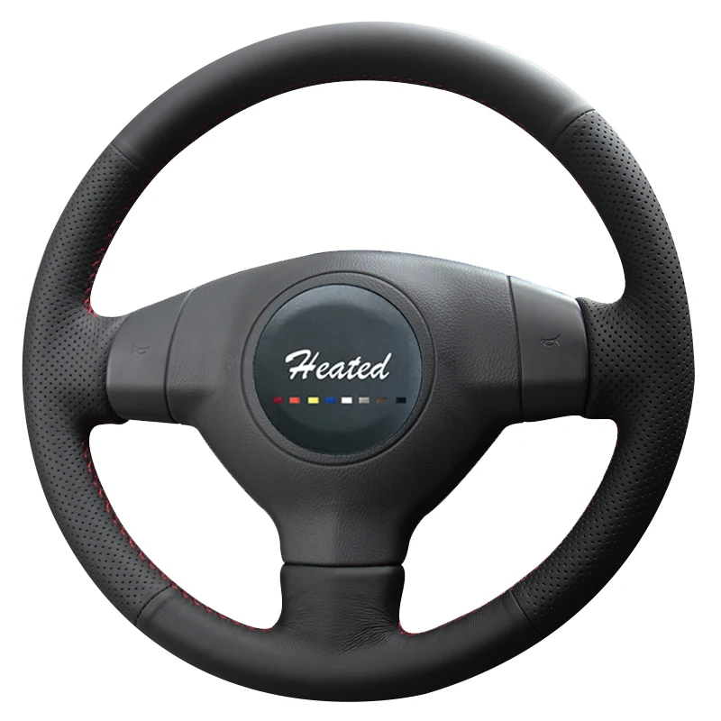 Heated Steering Wheel Cover for Suzuki SX4 Alto Old Swift Microfiber