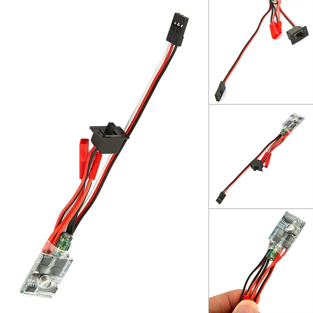 

Micro 30A ESC WPL Brushed 4-8V Speed Controller for RC 130 180 280 260 380 Motors BM88