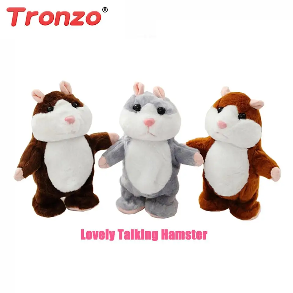 

Tronzo Speak Talking Hamster Plush Stuffed Toys Kawaii Walking Hamster Pet Toys Good Friends For Baby Christmas Gift For Kids