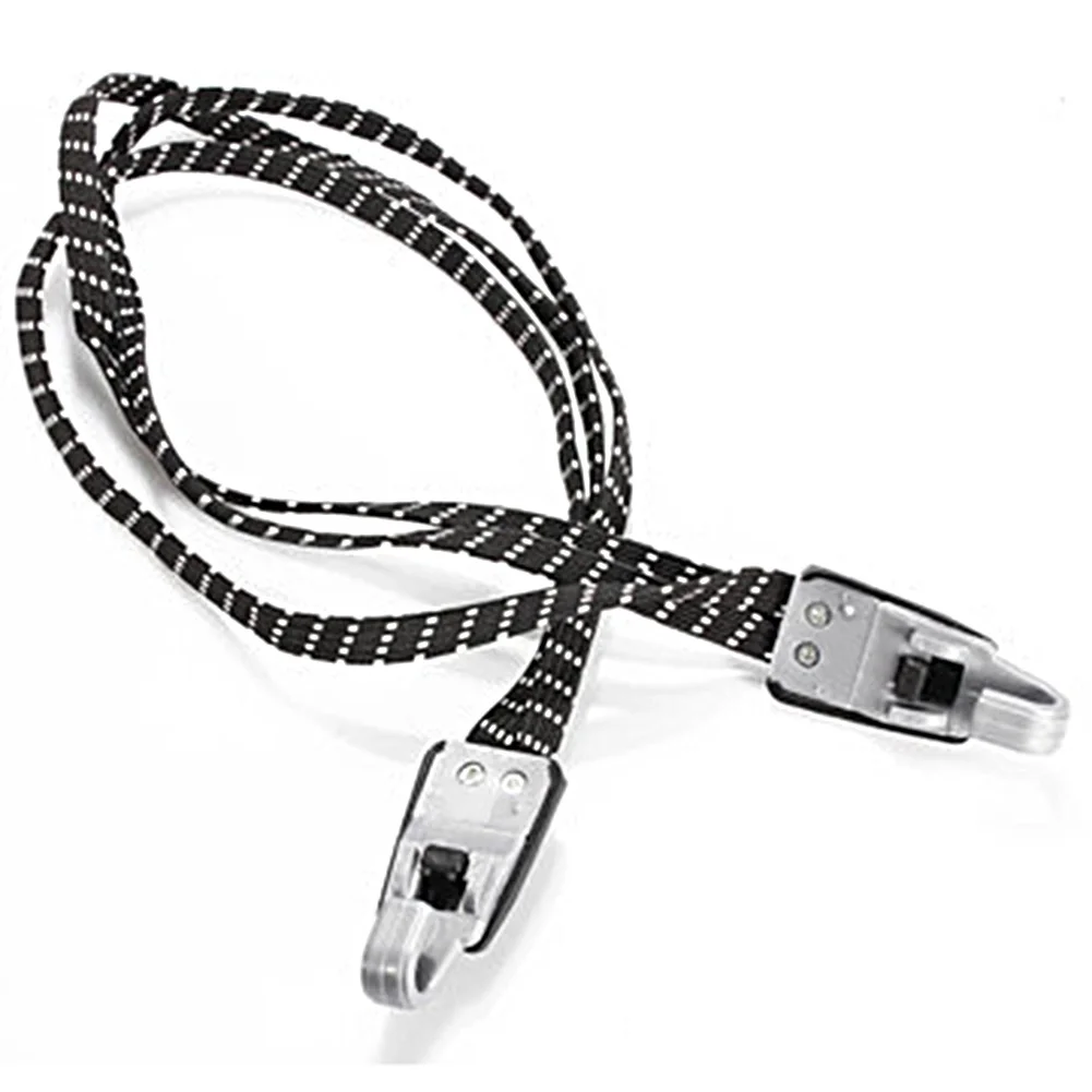 

New Motorcycle Bike Bicycle Fixed Strap Rubber Elastic Rope Drop Black Plastic Bungee Luggage Rope Multi Tools 68CM