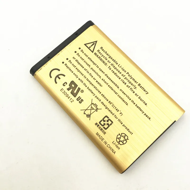 Новая Золотая батарея BL5C BL 5C для Nokia 1000/1010/1100/1108/1110/1111/1112/1116/2730 Бесплатная