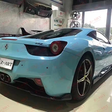 Z-ART боковые юбки из углеродного волокна для Ferrari 458 высококачественные боковые лезвия из углеродного волокна для Ferrari 458