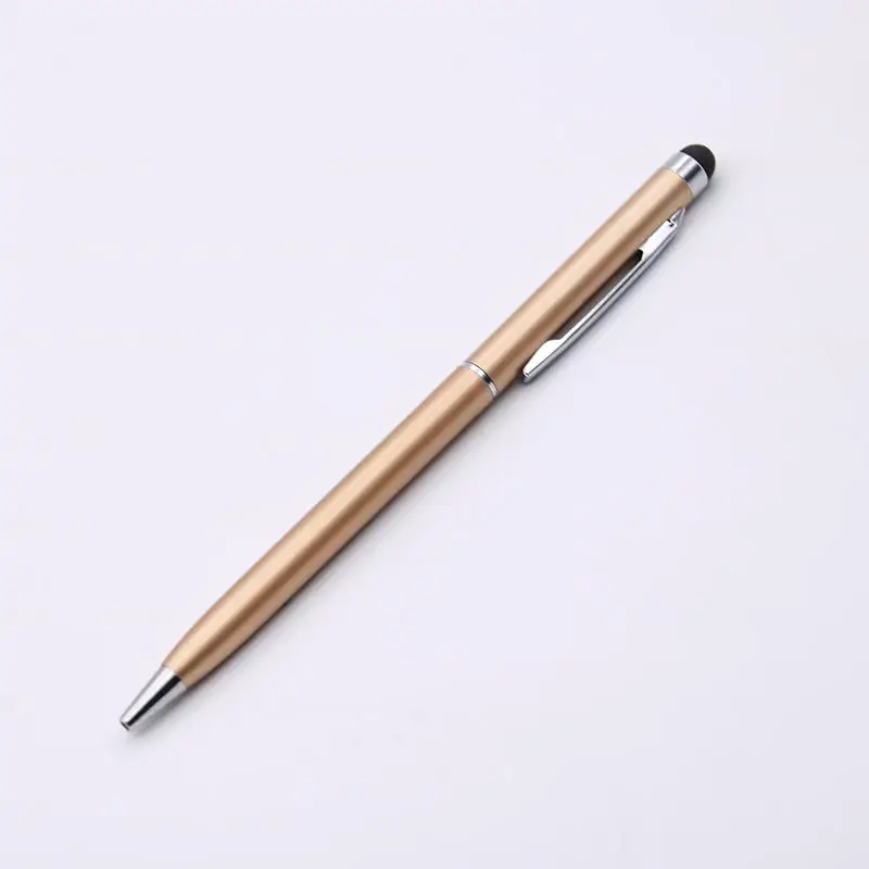 Последние продажи ручек ручка сенсорная ручка емкостная сенсорная шариковая ручка детские школьные канцелярские принадлежности Школьные офисные принадлежности - Цвет: Gold