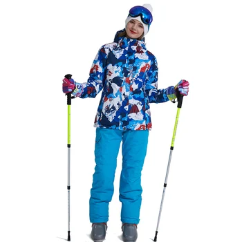 

2020 New hot winter Jackets women ski suit set Jackets and Pants outdoor single ski set windproof Therma ski snowboardl coat