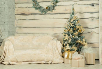 

horizontal christmas decorations for home photography backdrops fireplace background photo background XT-6234