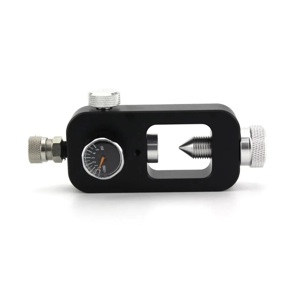 

Paintball Scuba Diving 200bar 3000psi Yoke Style Fill Station Regulator 8mm Quick Disconnect Coupling Refill Valve Adapter Black