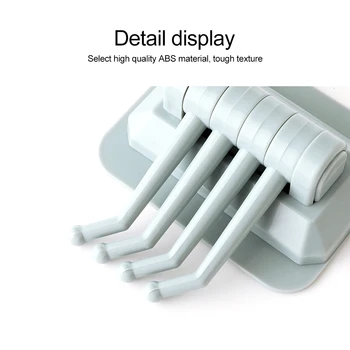 

1pcs 4 In 1 Rotatable Seamless Hook Load Bearing 3KG Hook Rotatable Strong Hook Kitchen Bedroom Supplies