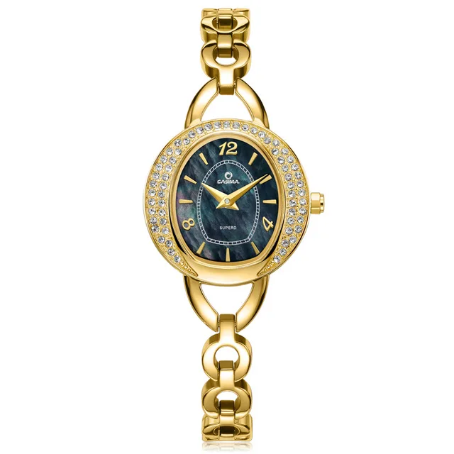 Kopen 2018 CASIMA Luxe Merk Armband Horloges Vrouwen Montre Femme Casual Flash Boren Waterdichte Dames Quartz Horloge Relojes Mujer