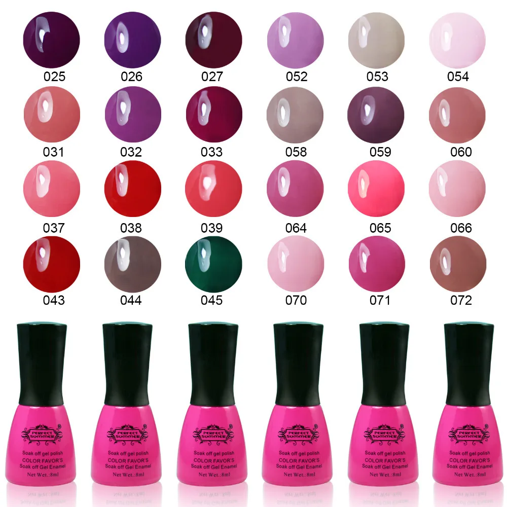 

Top Quality Long Lasting UV Nail Gel Polish Varnish Long Lasting Up to 30 days Nial Gel 8ML Freeshipping