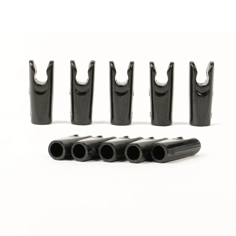 

100Pcs/Lot Arrow Pin Nocks Size S Arrow Nock +Aluminum Pin Nock for ID 6.2 Mm Carbon Arrow Shaft DIY Archery