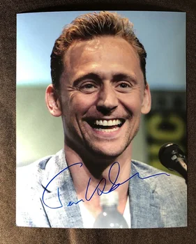 

hand signed Tom Hiddleston Avengers: Endgame autographed photo 8*10 inches 042019D