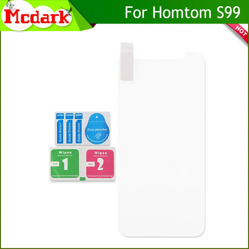 Mcdark 2.5D с уровнем твердости 9H закаленное Стекло для Homtom S99 Экран протектор 5 дюймов