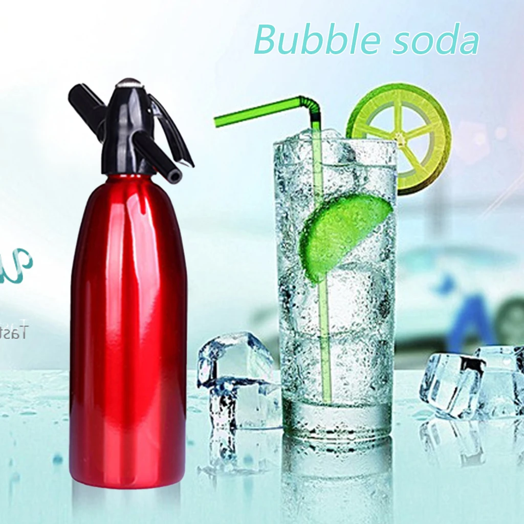 Soda Water Siphon Home Drink Juice Machine Bar Beer Soda Syphon Maker Steel Bottle Soda Stream Foam
