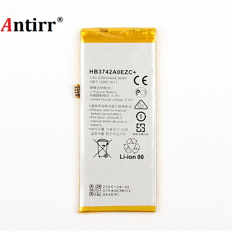 

For Huawei P8 Lite Replacement Battery High Quality 3.8V 2200mAh Li-Polymer Battery For Huawei Ascend P8 Lite HB3742A0EZC+ tools