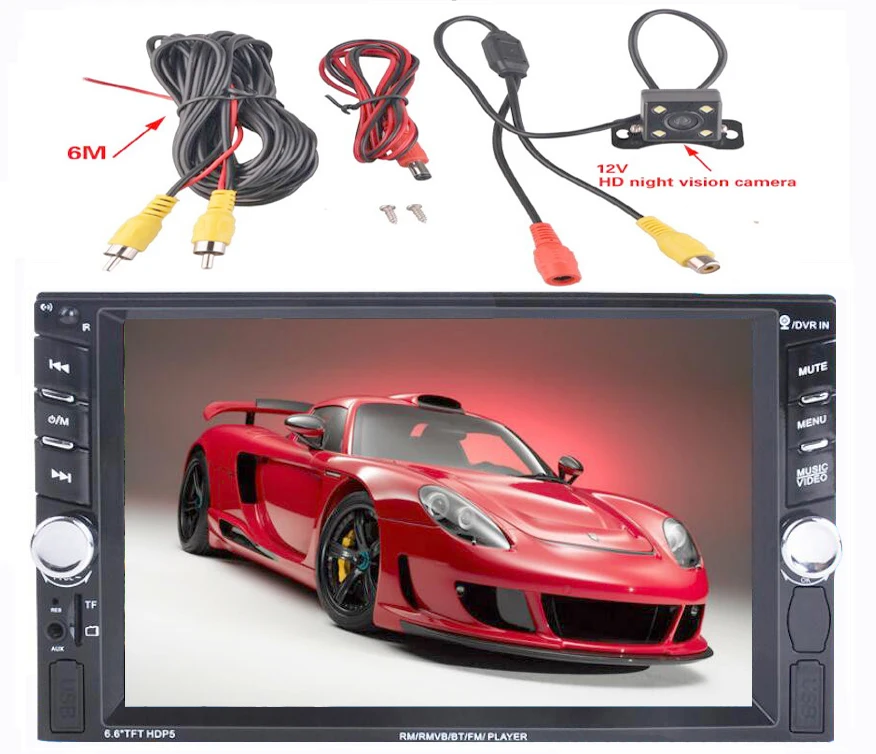 Universal 2 din No Android Car NO DVD player NO GPS Bluetooth Radio Capacitive Touch Screen