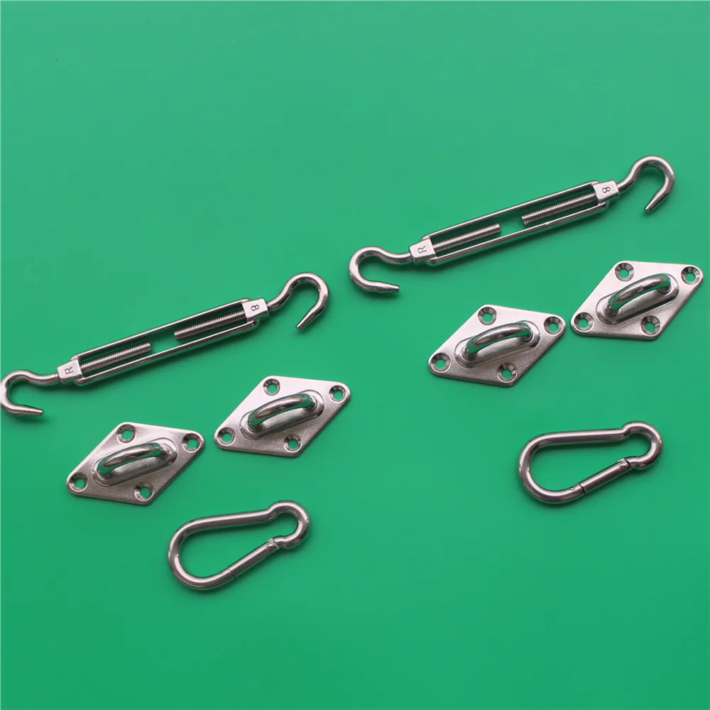 Hot sale shade sail kit sail accessories hardware AISI 316in Hooks